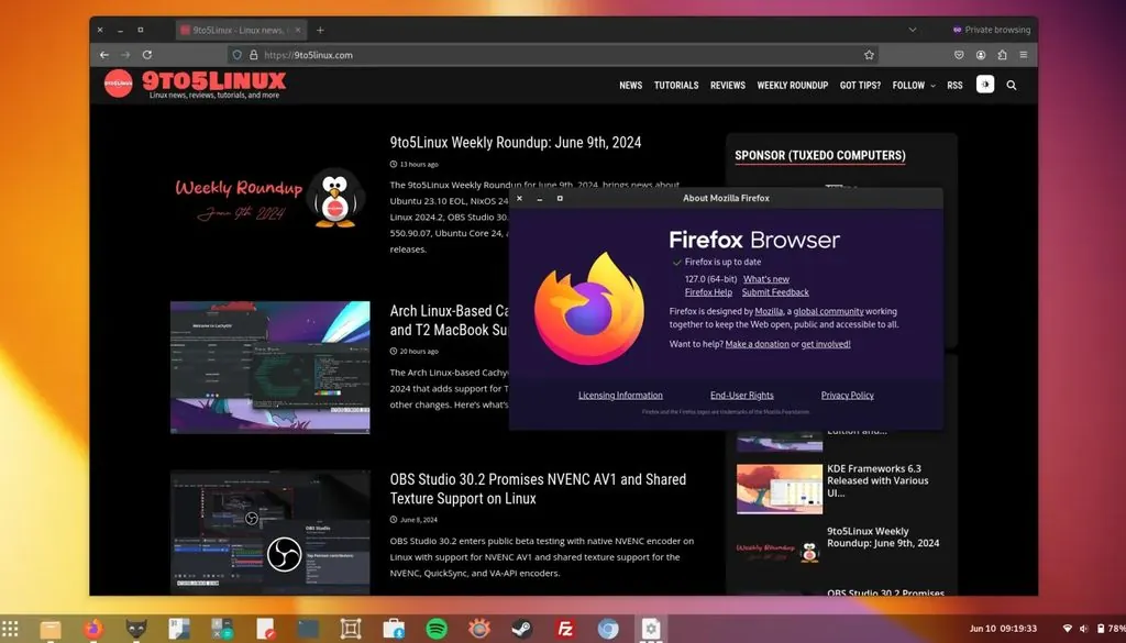火狐 Firefox 浏览器 127.0 稳定版发布：改进截图工具、新增“关闭重复标签页”等 第1张